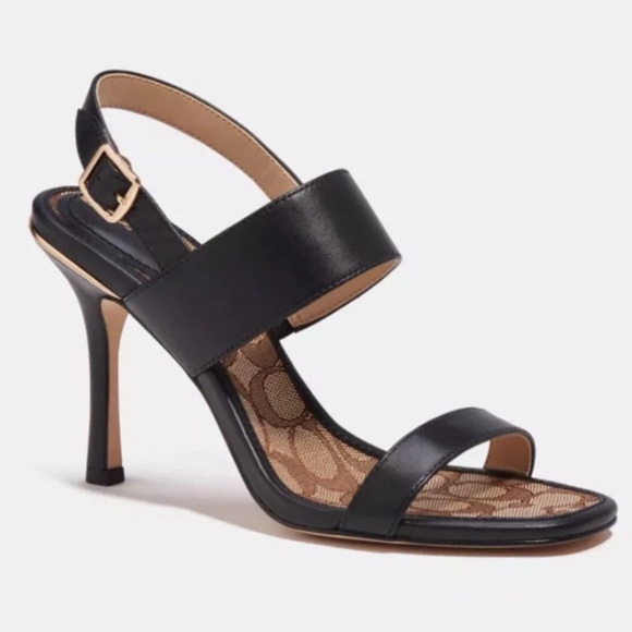 Coach Shoes - Coach Rori Leather Sandal – Black – Size 7B – NIB